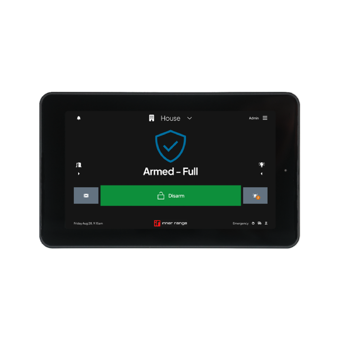 Inception 7” Touchscreen Interface