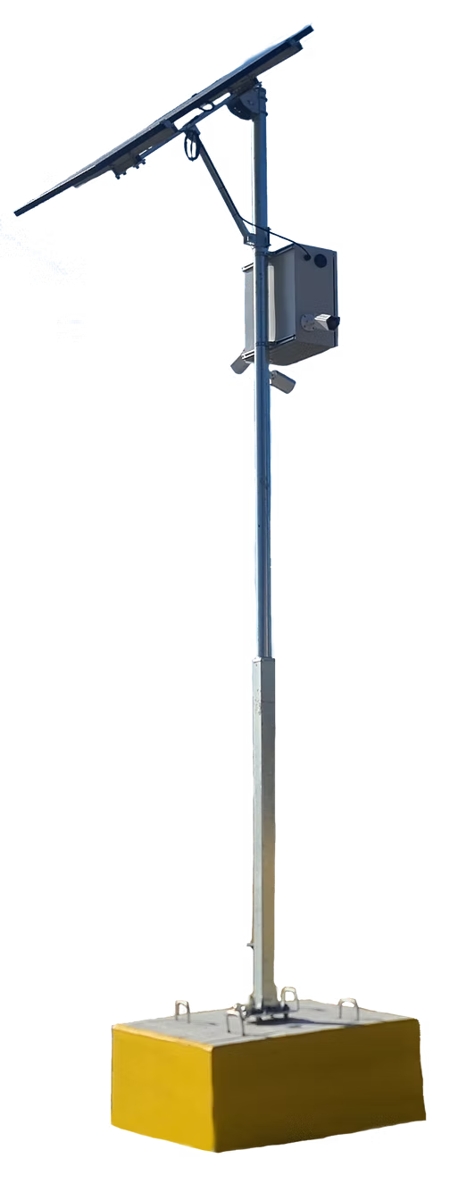 Pole-Mounted Solar CCTV Systems