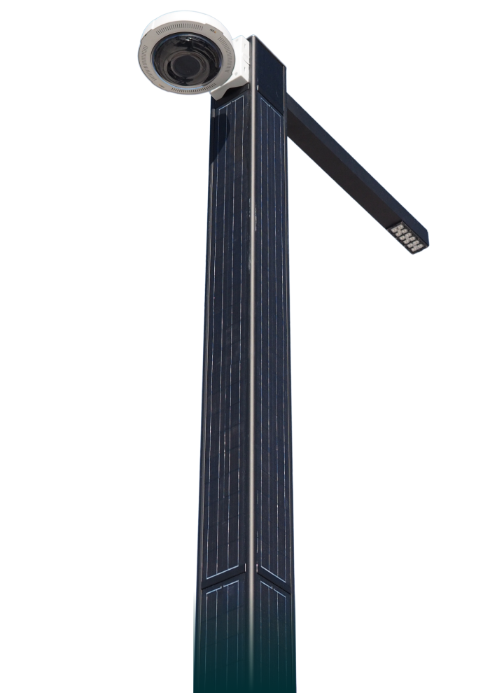 Powerstack Solar Camera Poles